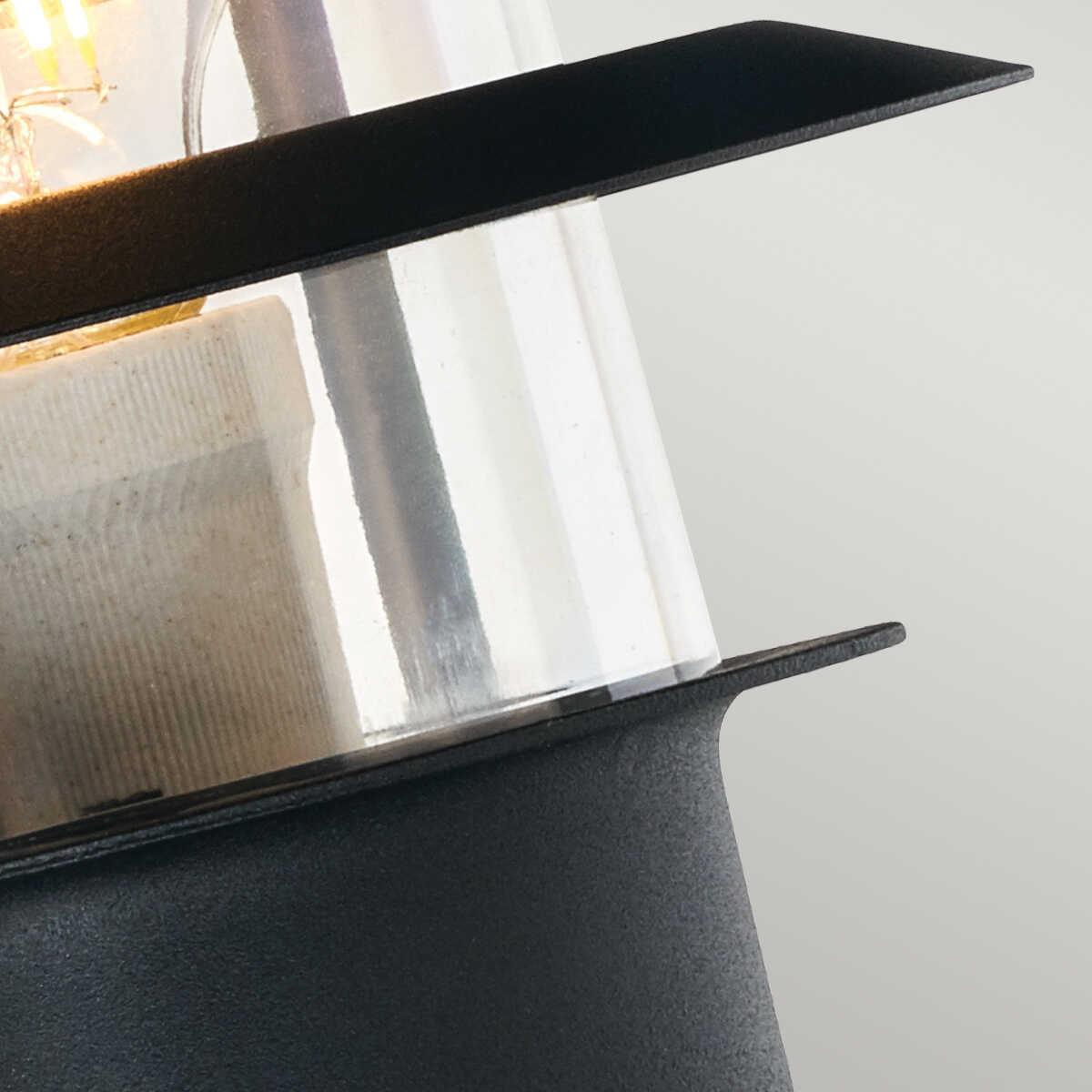 norlys larvik 1 light black outdoor wall light Other Close Up