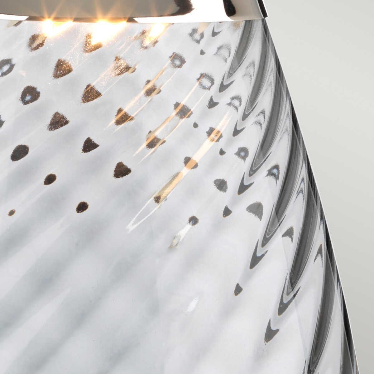 Elstead Lena 2 Light Large Smoke Glass Table Lamp 4