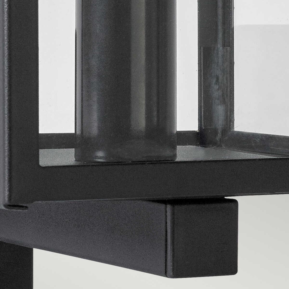 norlys lofoten black outdoor wall light with arm Detailed Close Up