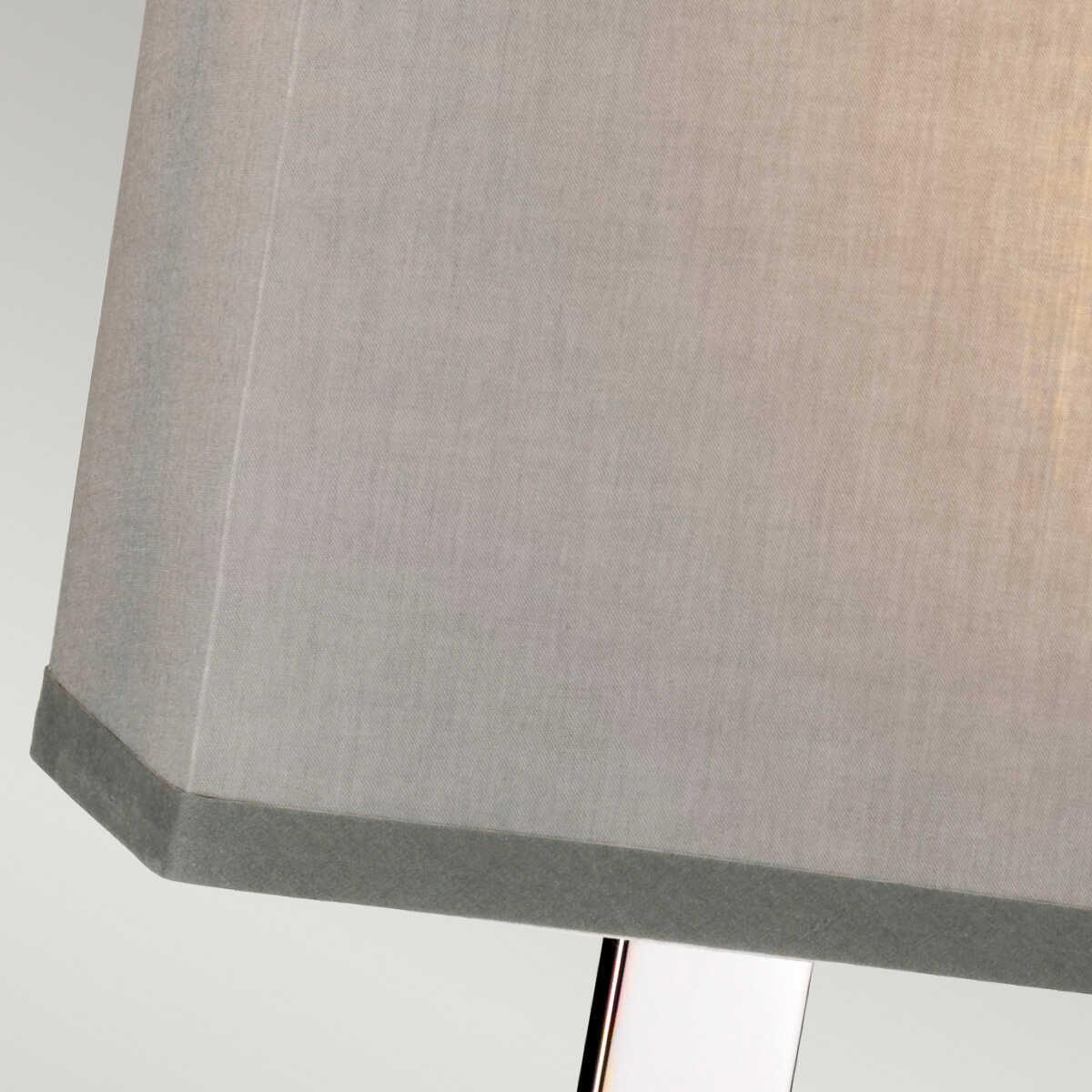 Magro 1 Light Polished Nickel Table Lamp Elstead Lighting 4