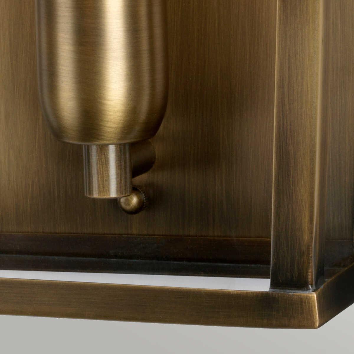 Elstead Mansion House Aged Brass Finish Outdoor Flush Wall Exterior Wall image