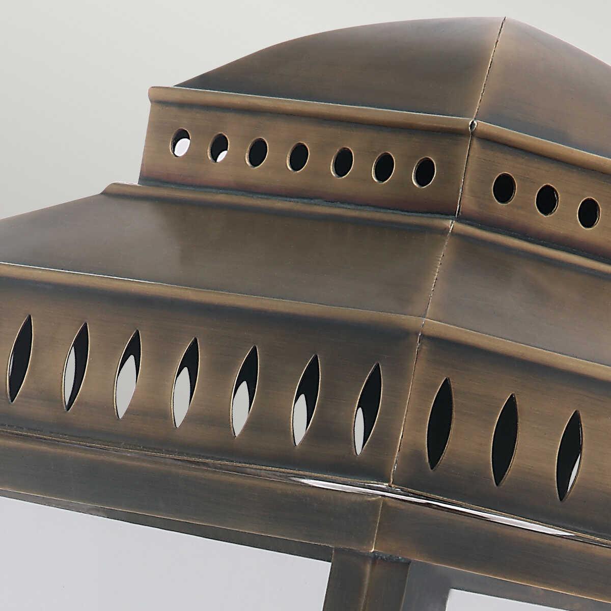 IP Rating Image - Brass wall Light Bathroom or exterior lighting