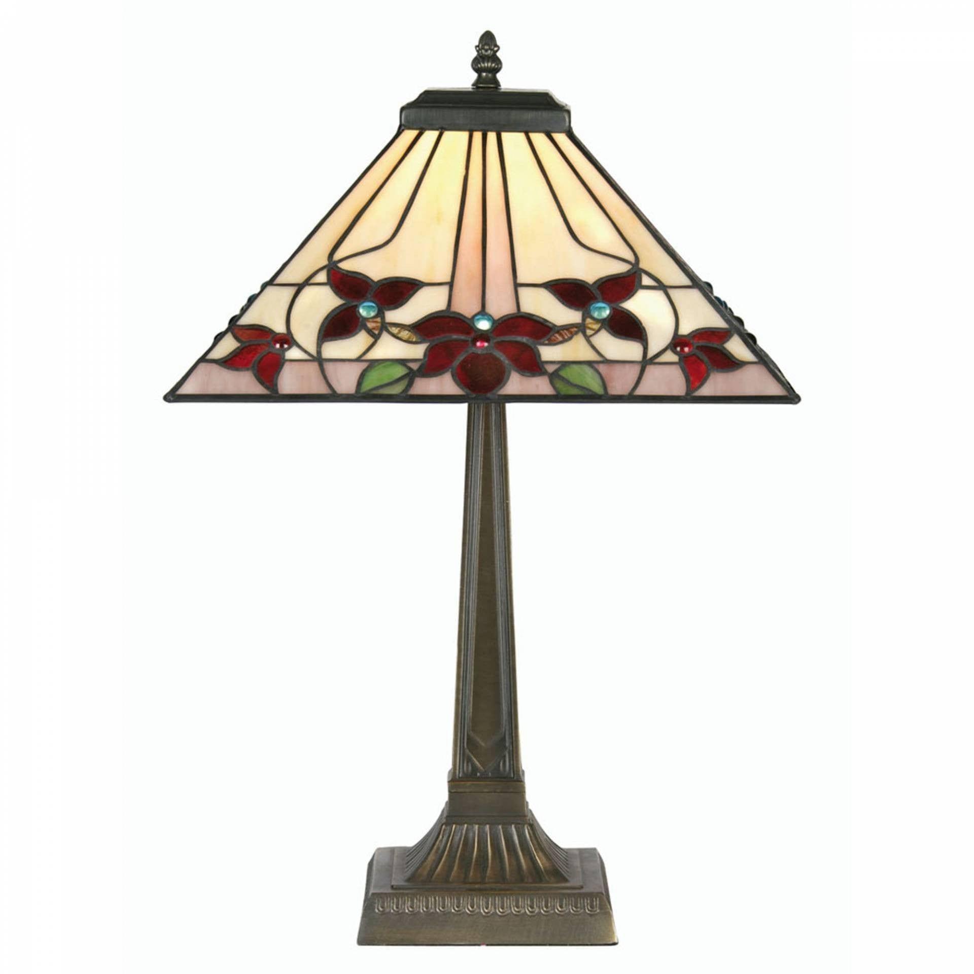 Medium Tiffany Lamps - Camillo Tiffany Table Lamp OT 3589/14TL