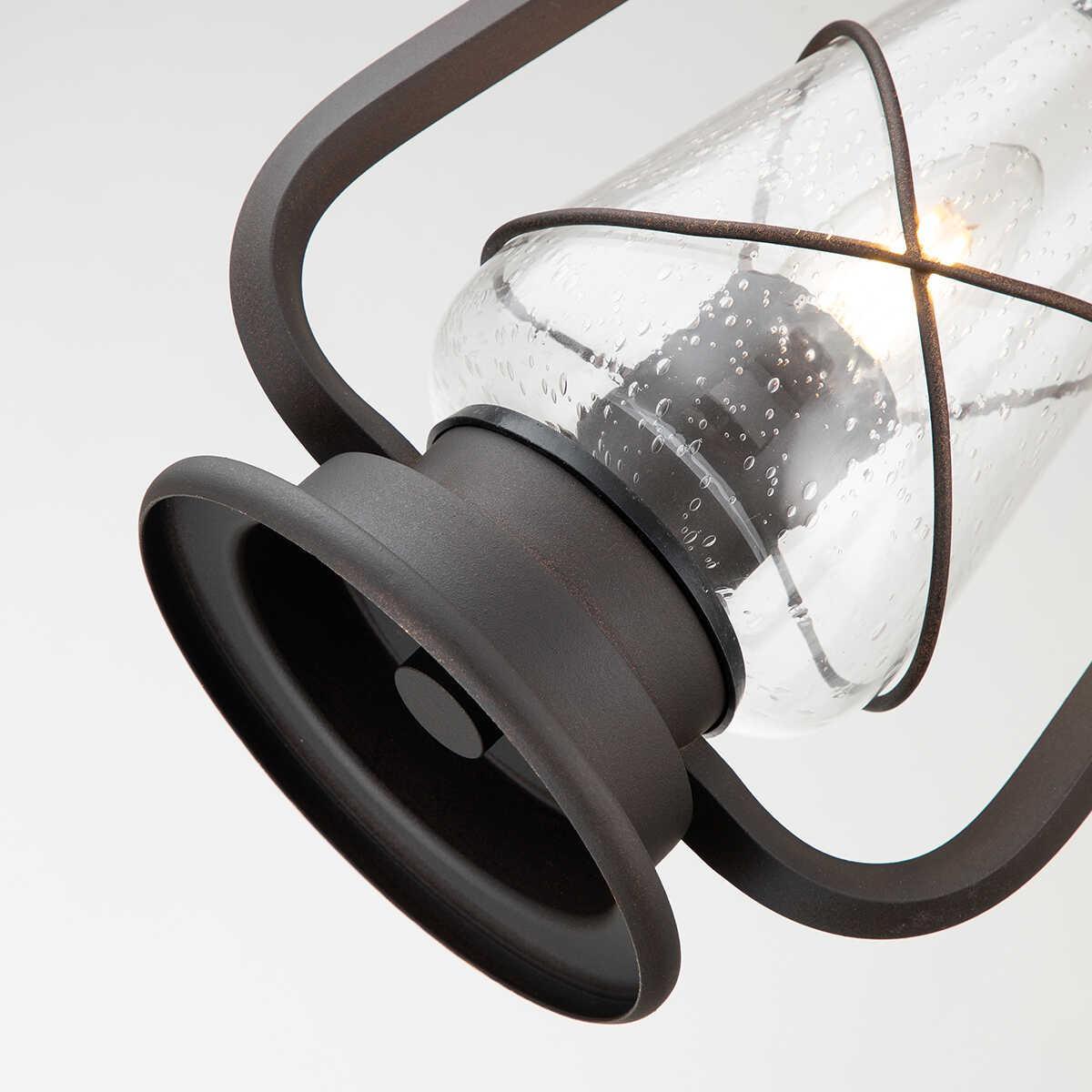 elstead miners pendant lantern Living Room Close Up