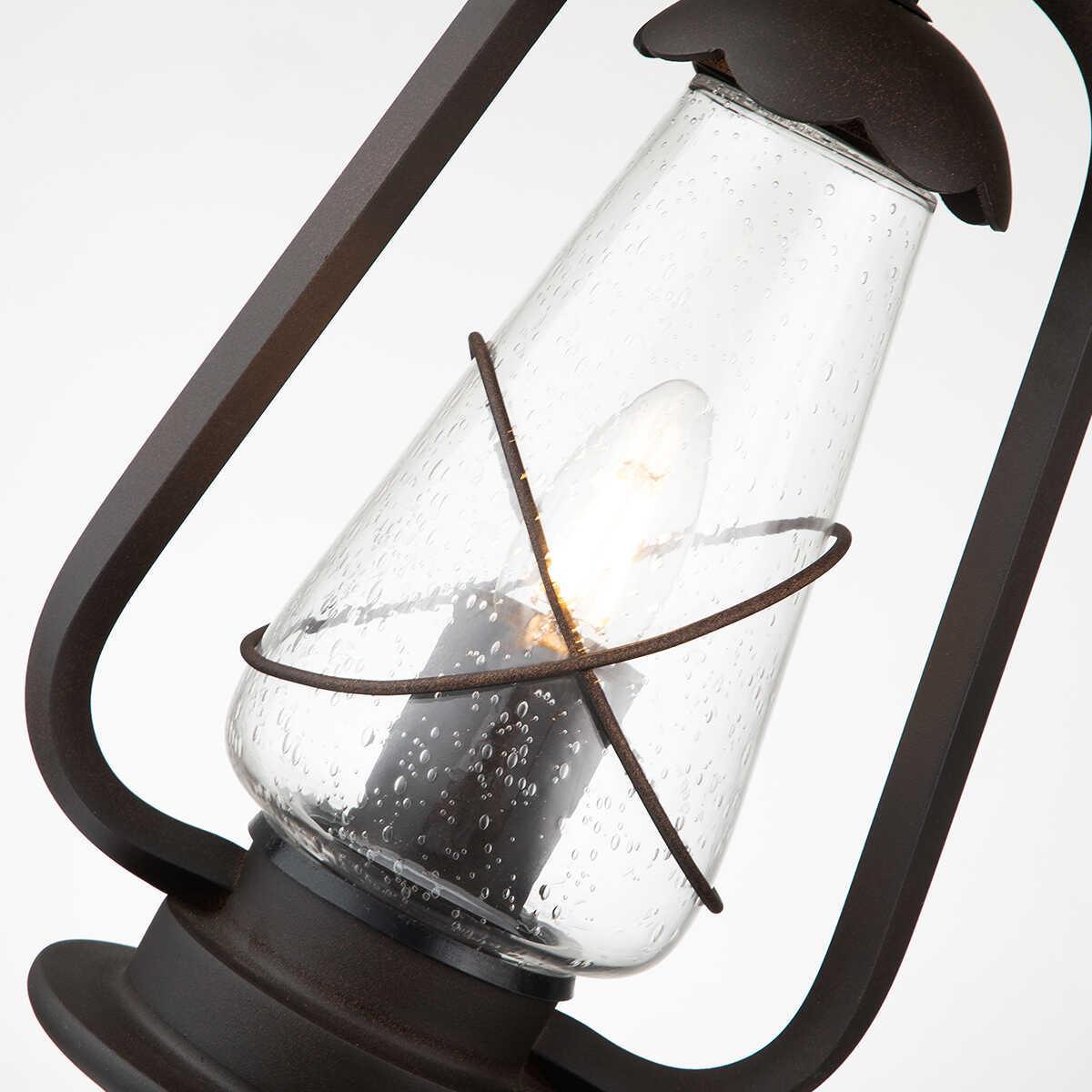 elstead miners pendant lantern Close Up LED Bulb