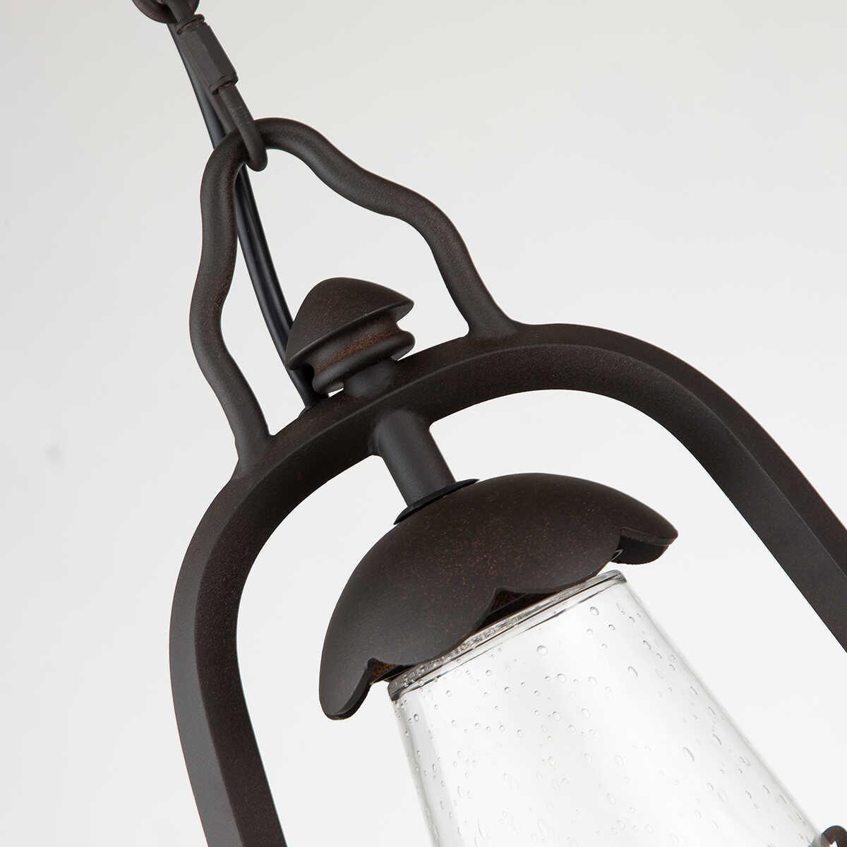 elstead miners pendant lantern Detailed Close Up