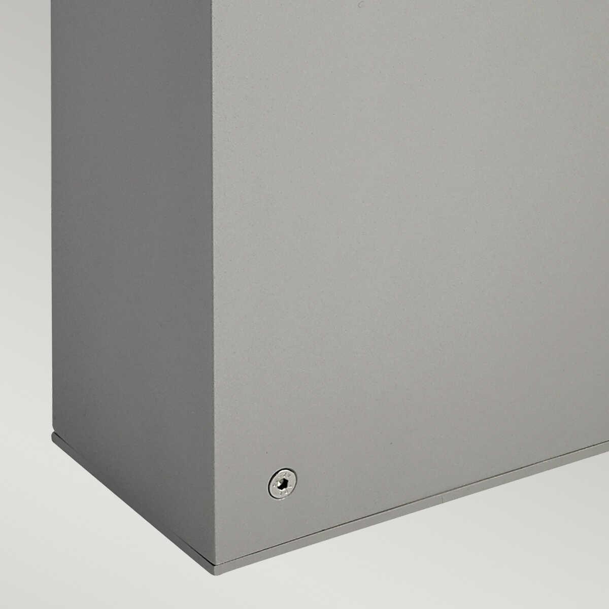 norlys namsos led tall aluminium outdoor bollard light Detailed Close Up