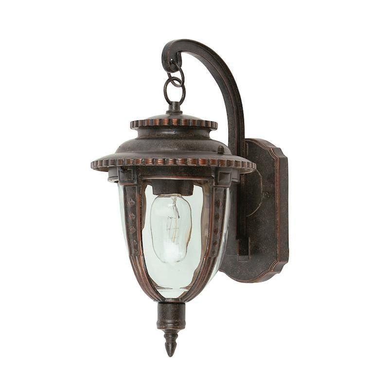 Elstead St Louis Weathered Bronze Medium Outdoor Wall Lantern 1