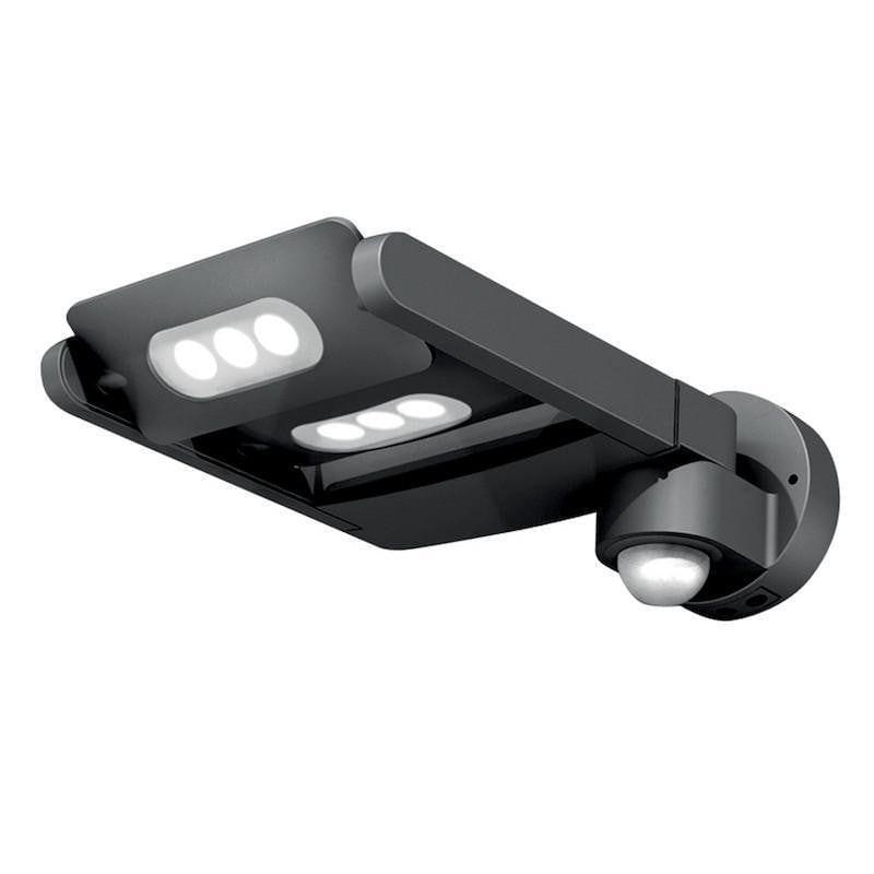 Elstead Ledspot PIR Graphite 6 Spot LED Outdoor Wall Light