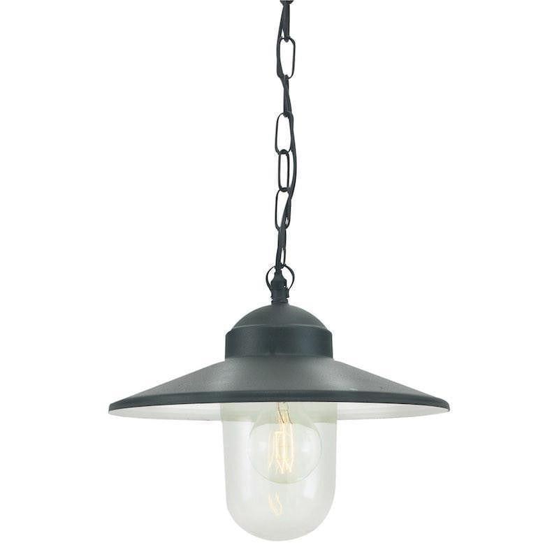 Elstead Karlstad Black Outdoor Pendant Lantern
