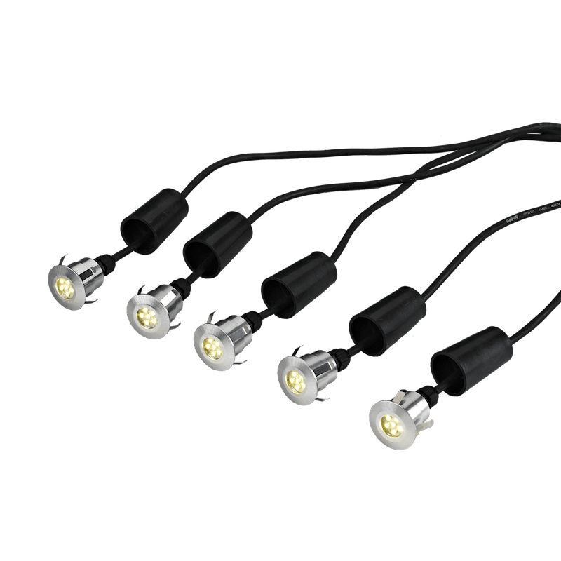 Elstead Derwent 5 Aluminium Garden LED Deck Light X 5