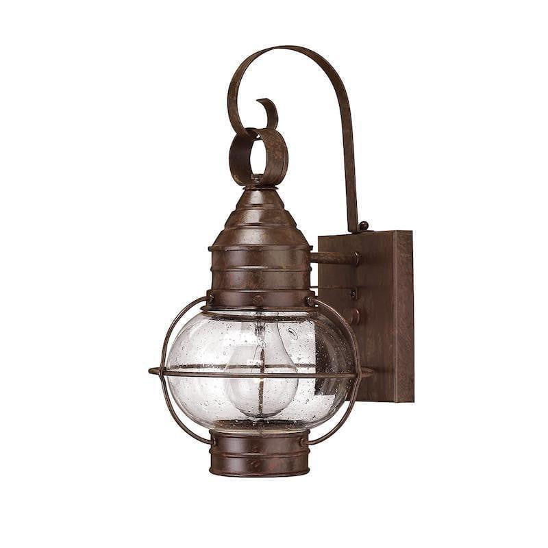 Elstead Cape Cod Sienna Bronze Finish Small Outdoor Wall Lantern 1