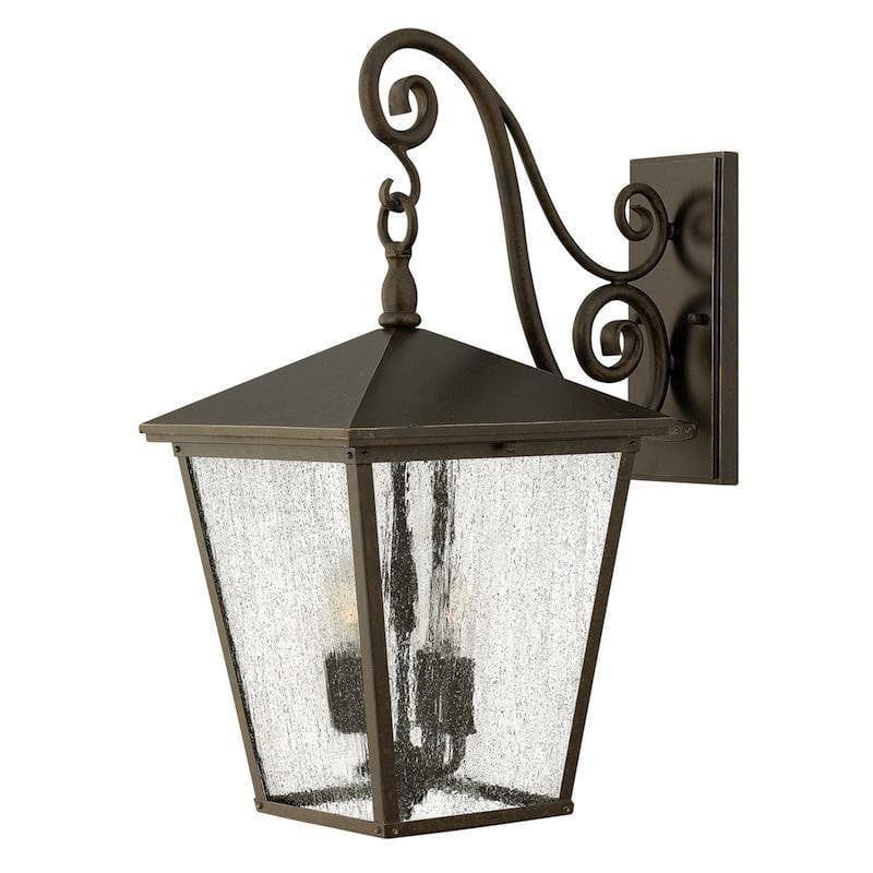 Elstead Trellis Regency Bronze Large Outdoor Wall Lantern 1