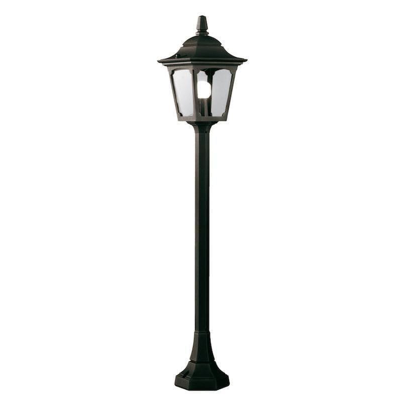 Elstead Chapel Black Finish Outdoor Mini Pillar Lantern