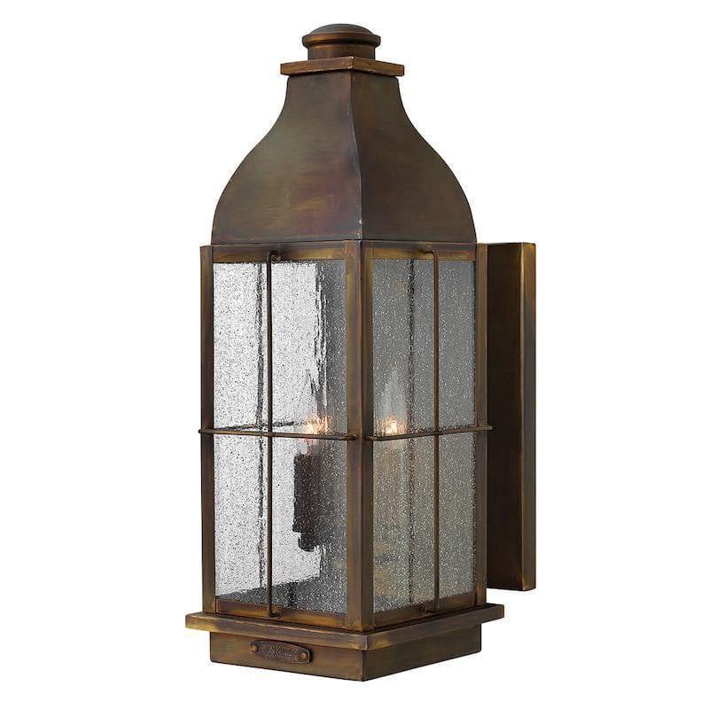 Elstead Bingham Sienna Finish Large Outdoor Wall Lantern 1