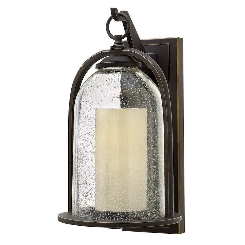 Elstead Quincy Oil Rubbed Bronze Finish Medium Outdoor Wall Lantern 1