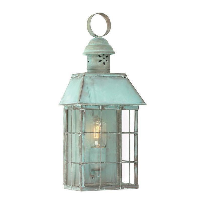 Elstead Hyde Park Finish_Finish_Verdigris Finish Outdoor Wall Lantern 1