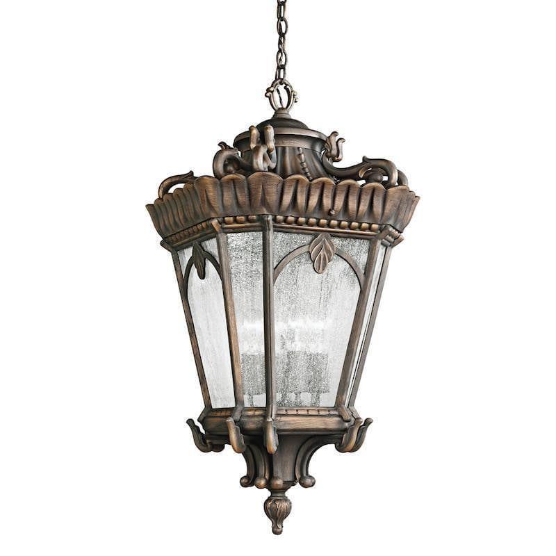 Elstead Tournai Londonderry Finish Grand Outdoor Pendant Lantern