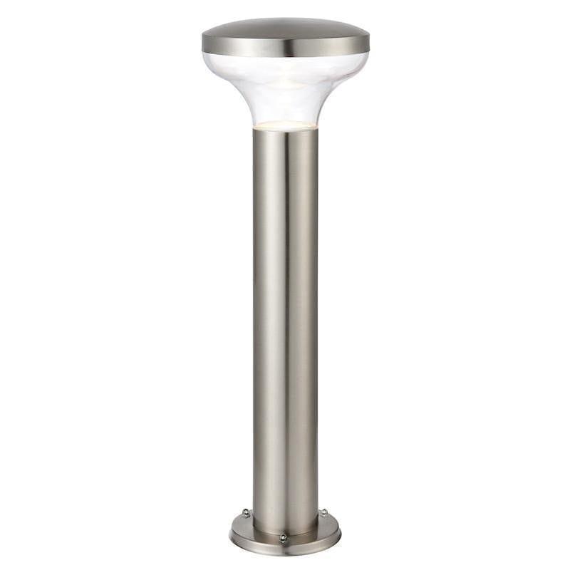 endon roko marine grade brushed stainless steel finish outdoor post light 67703by saxby lighting