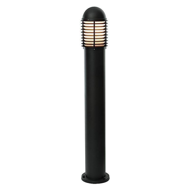 endon louvre matt black finish outdoor bollard light by Saxby Lighting, LED Lamp Bulb Guide