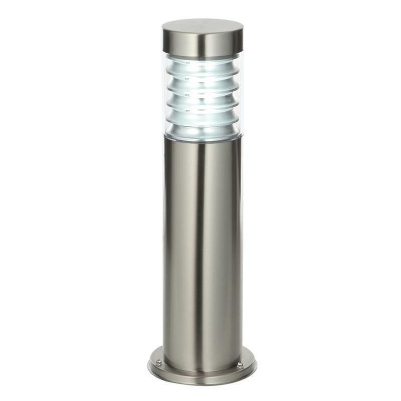 endon equinox brushed steel finish outdoor post lightby saxby lighting