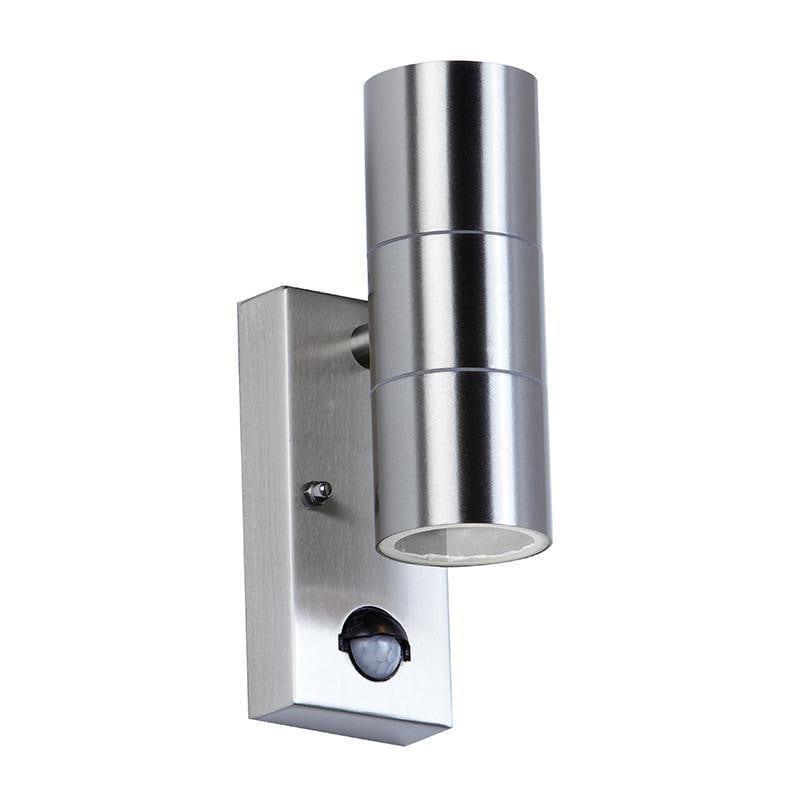 Endon Canon Polished Stainless Steel Finish Outdoor Wall Light EL-40062