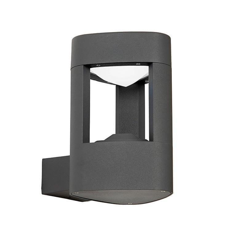 endon tribeca grey finish led outdoor wall lightby saxby lighting