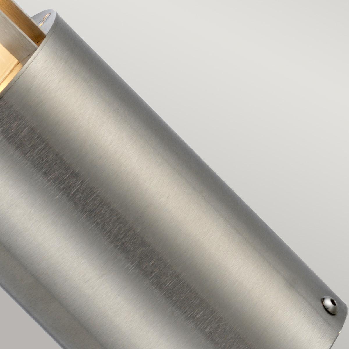 elstead paignton 1 light medium silver outdoor bollard 30cm Living Room Close Up