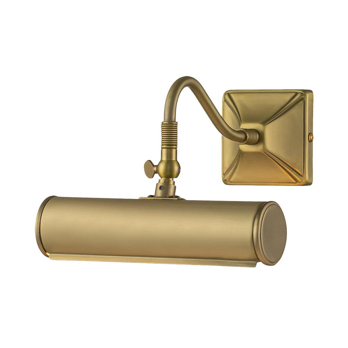 elstead picture light 1 light small brushed brass
