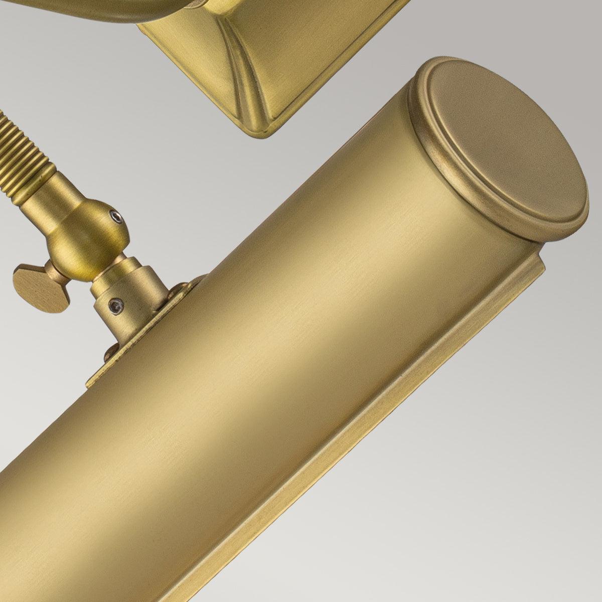 elstead picture light 1 light small brushed brass Living Room Close Up