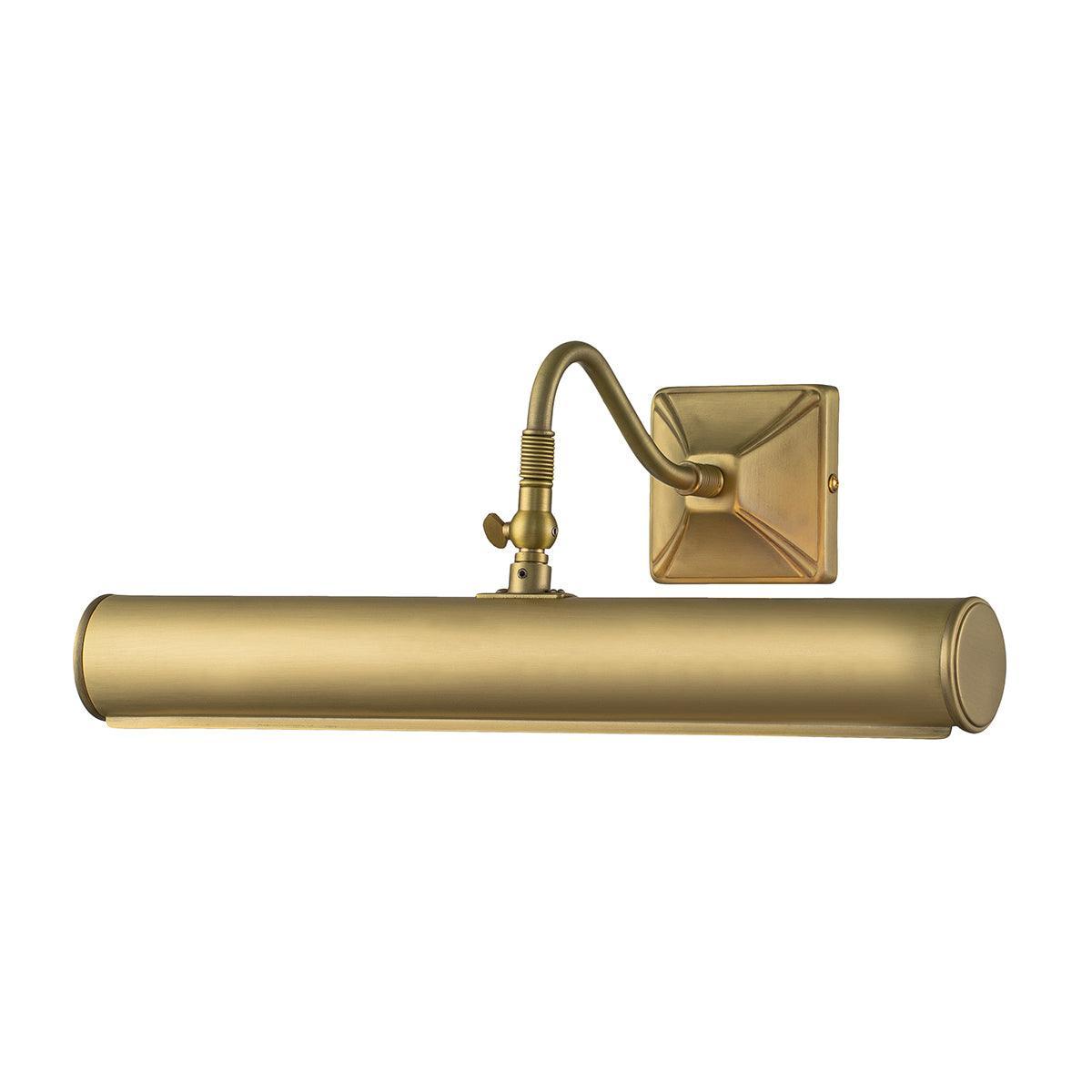 elstead picture light 2 light large brushed brass