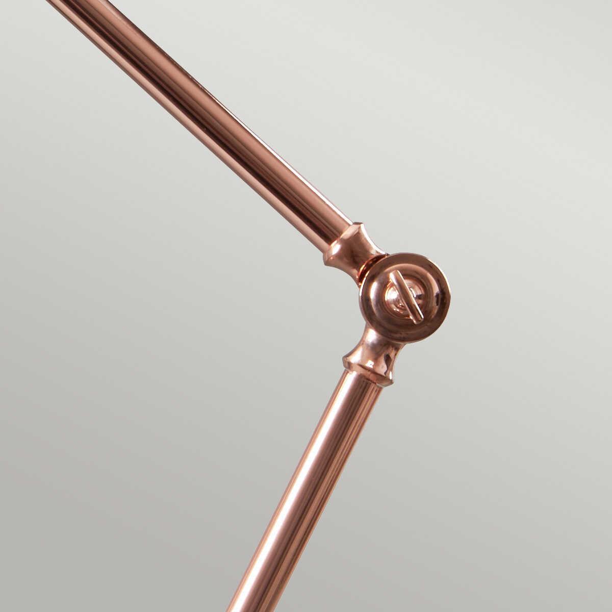 Elstead Provence 1 Light Polished Copper Table Lamp 4