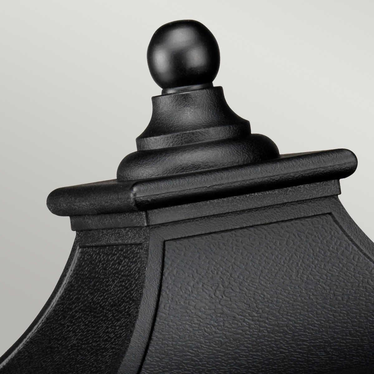 quoizel bedford outdoor pedestal light Detailed Close Up