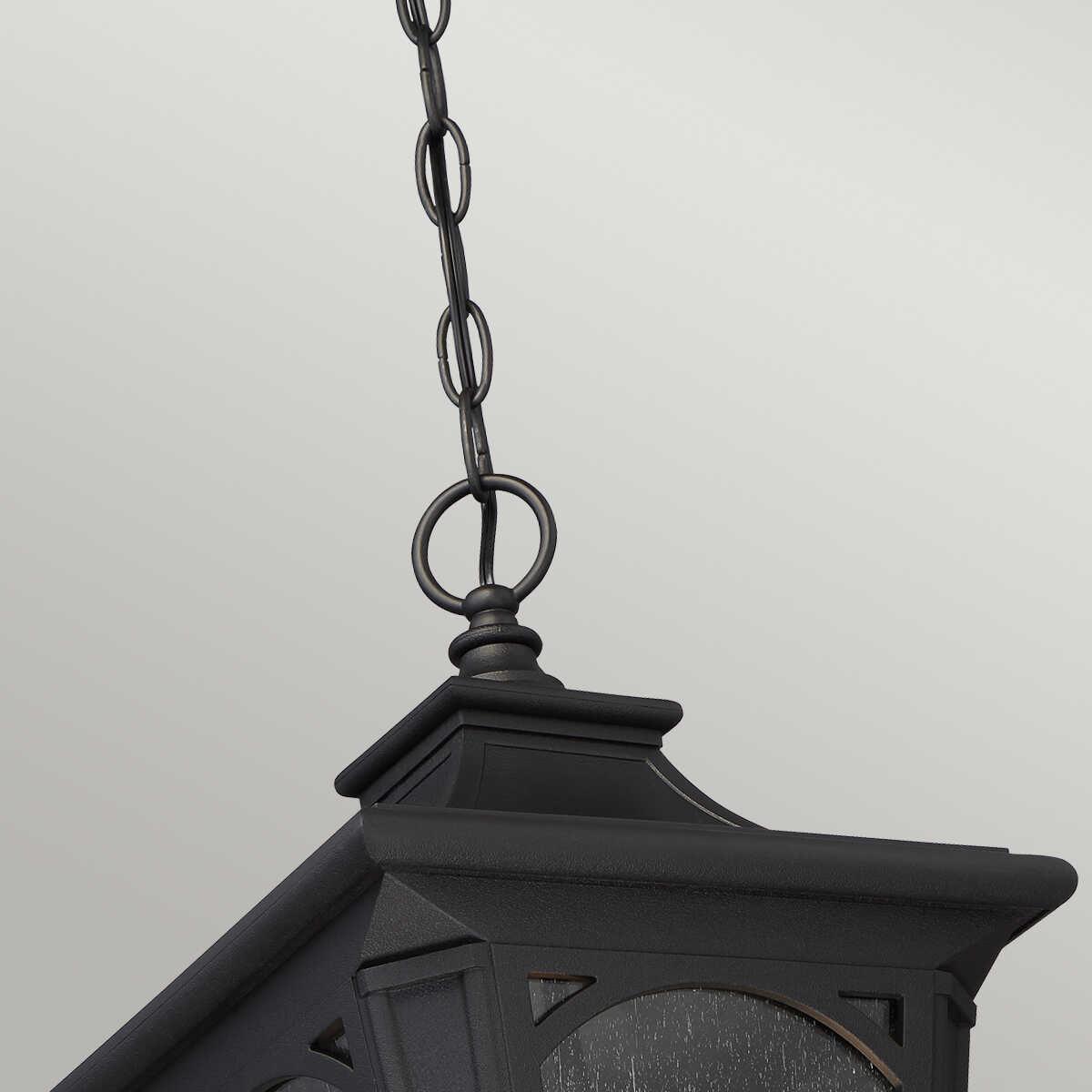 quoizel bedford outdoor pendant light Living Room Close Up