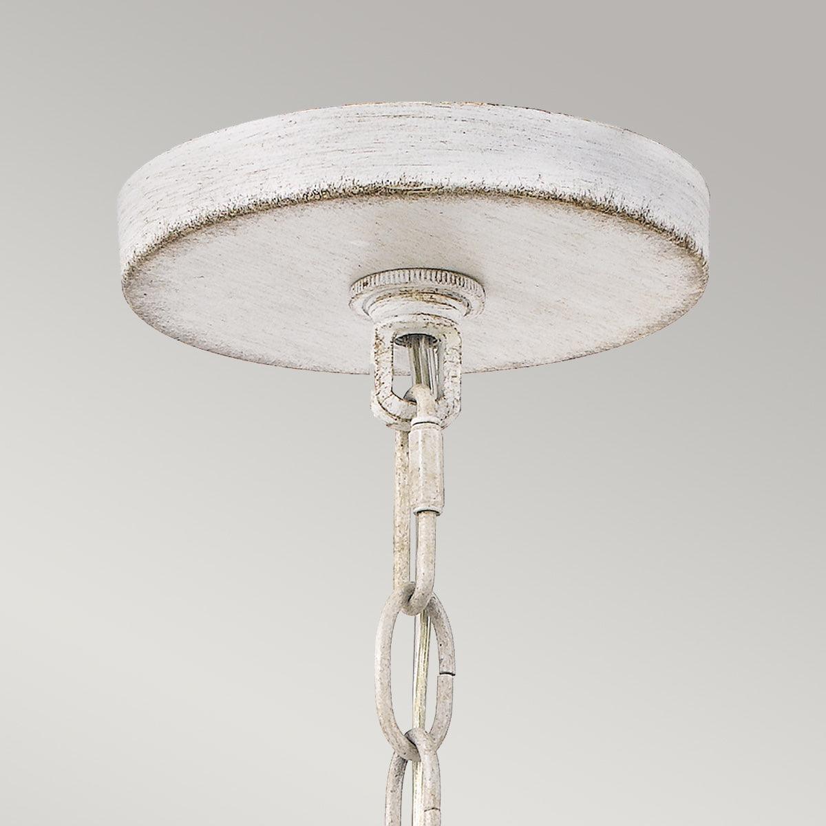 Quoizel Bradbury 4 Light Antique White Ceiling Pendant-Ceiling Pendant Lights-Elstead Lighting-4-Tiffany Lighting Direct