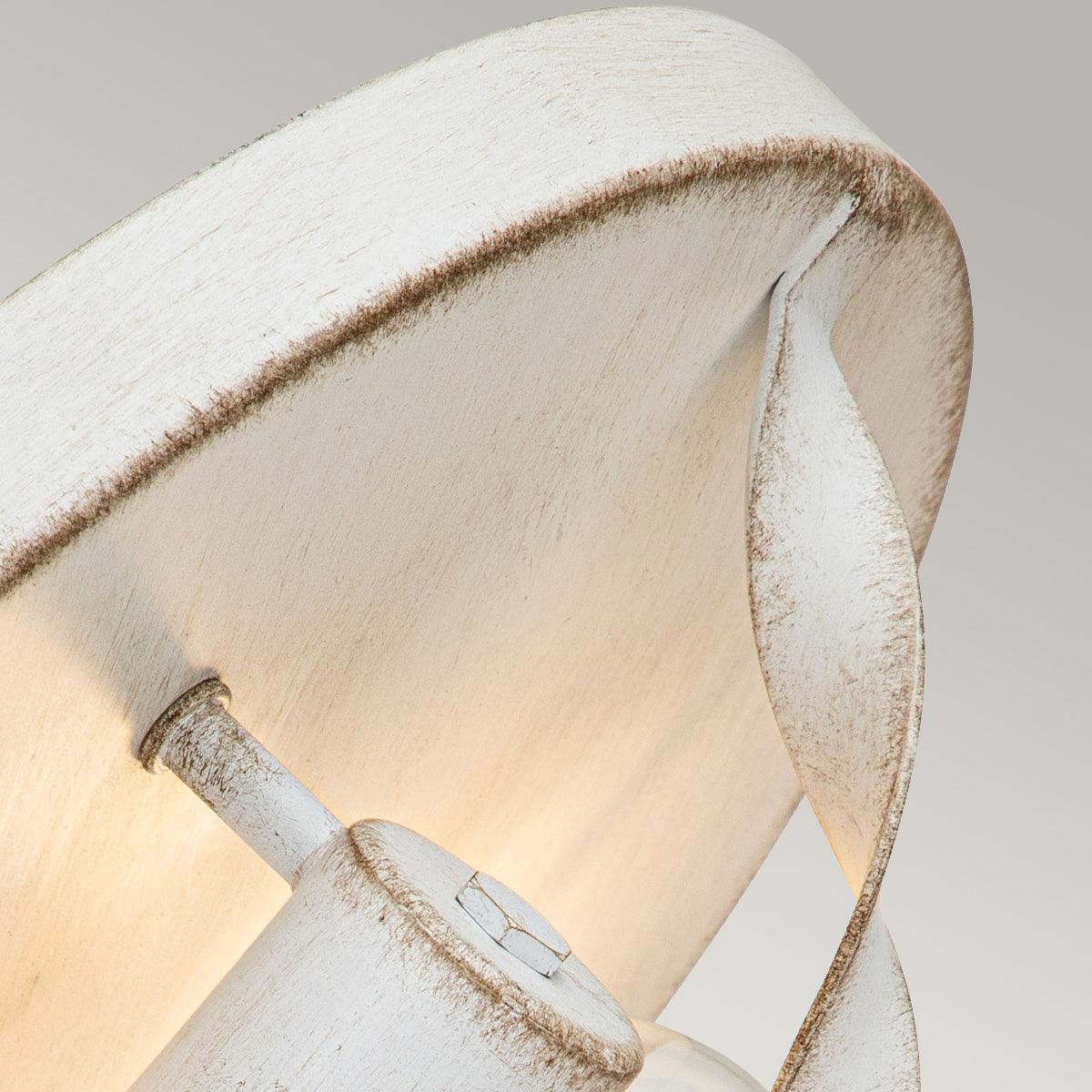 Quoizel Bradbury 2 Light Antique White Living room Ceiling Flush Image 3