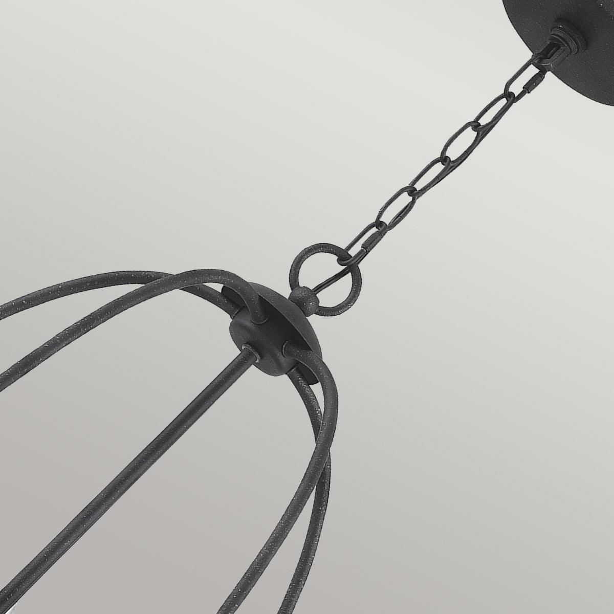 Elstead Lighting Quoizel Bradbury 5 Light Grey Chandelier-Elstead Lighting-4-Tiffany Lighting Direct