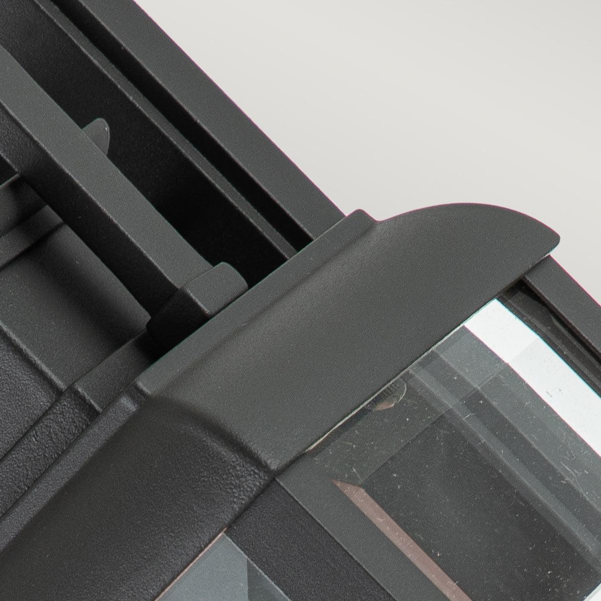 quoizel byron 1 light medium pewter outdoor wall lantern Living Room Close Up