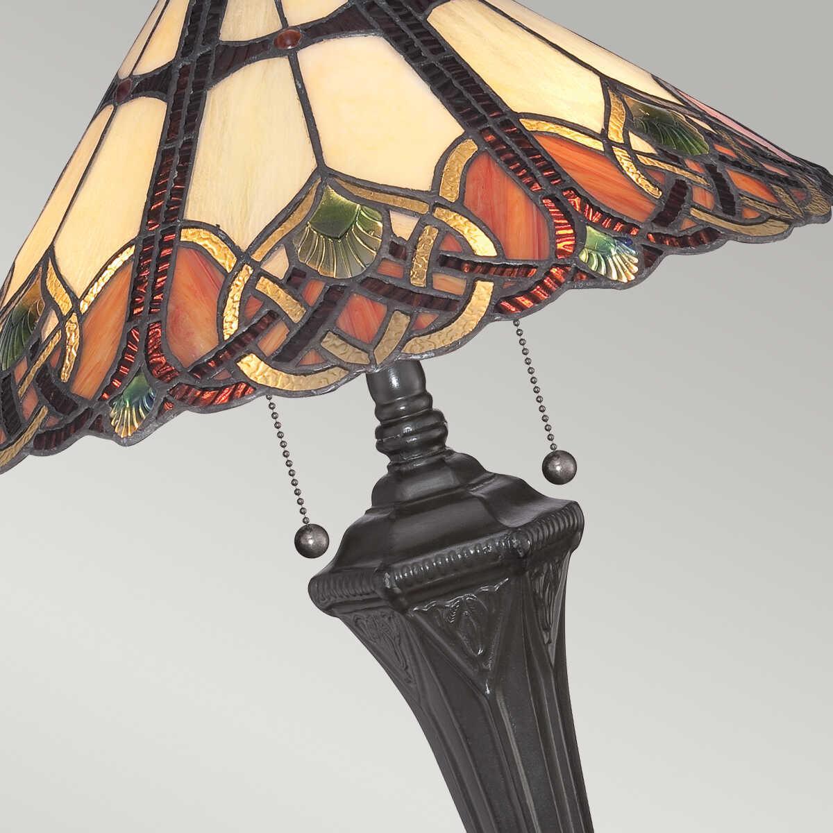 cambridge tiffany lamp by elstead lighting Living Room Close Up