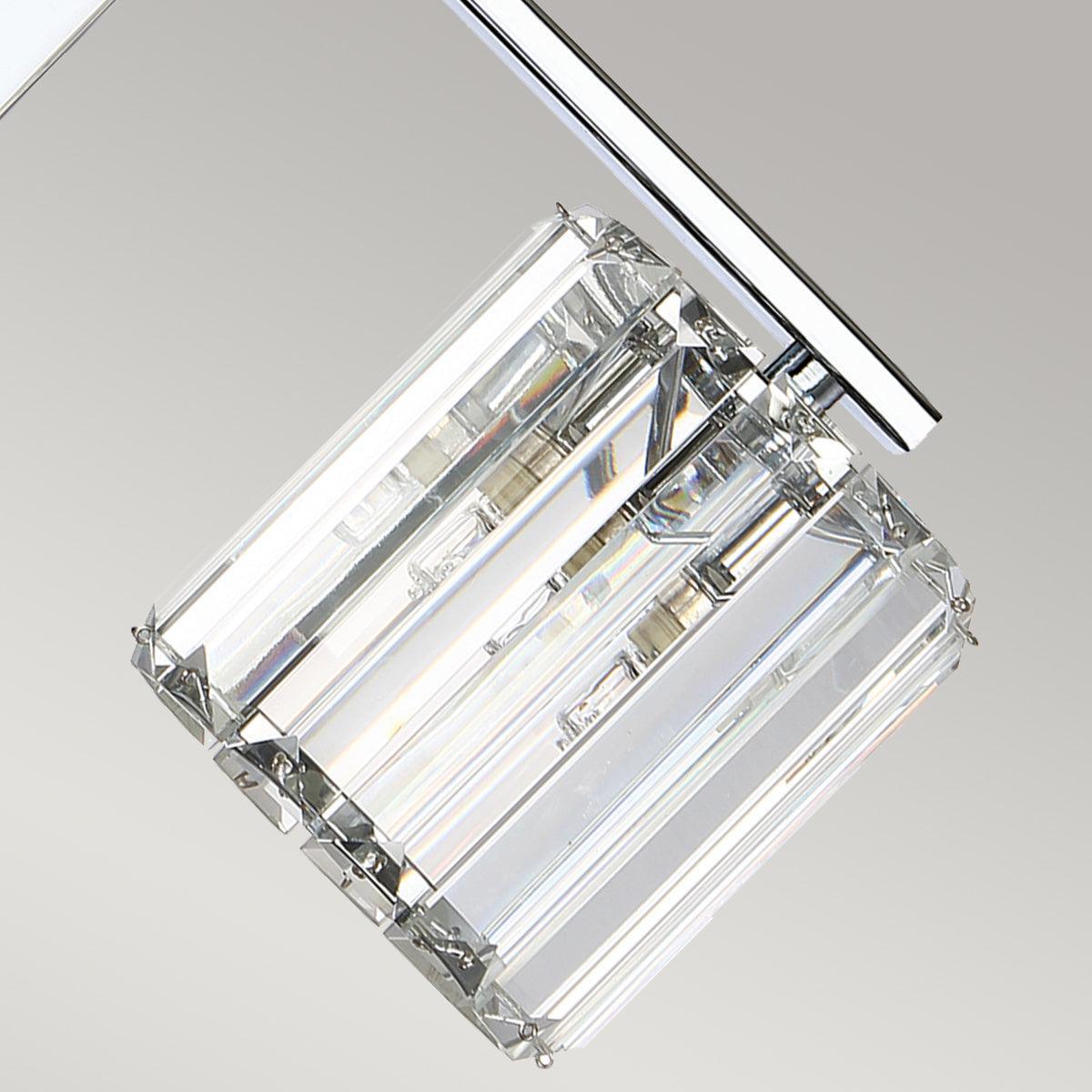 quoizel divine 3 light chrome bathroom wall light Living Room Close Up