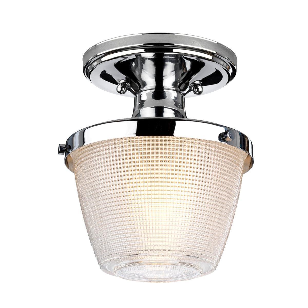 Buy Quoizel Dublin Semi-Flush Polished Chrome Bathroom Light