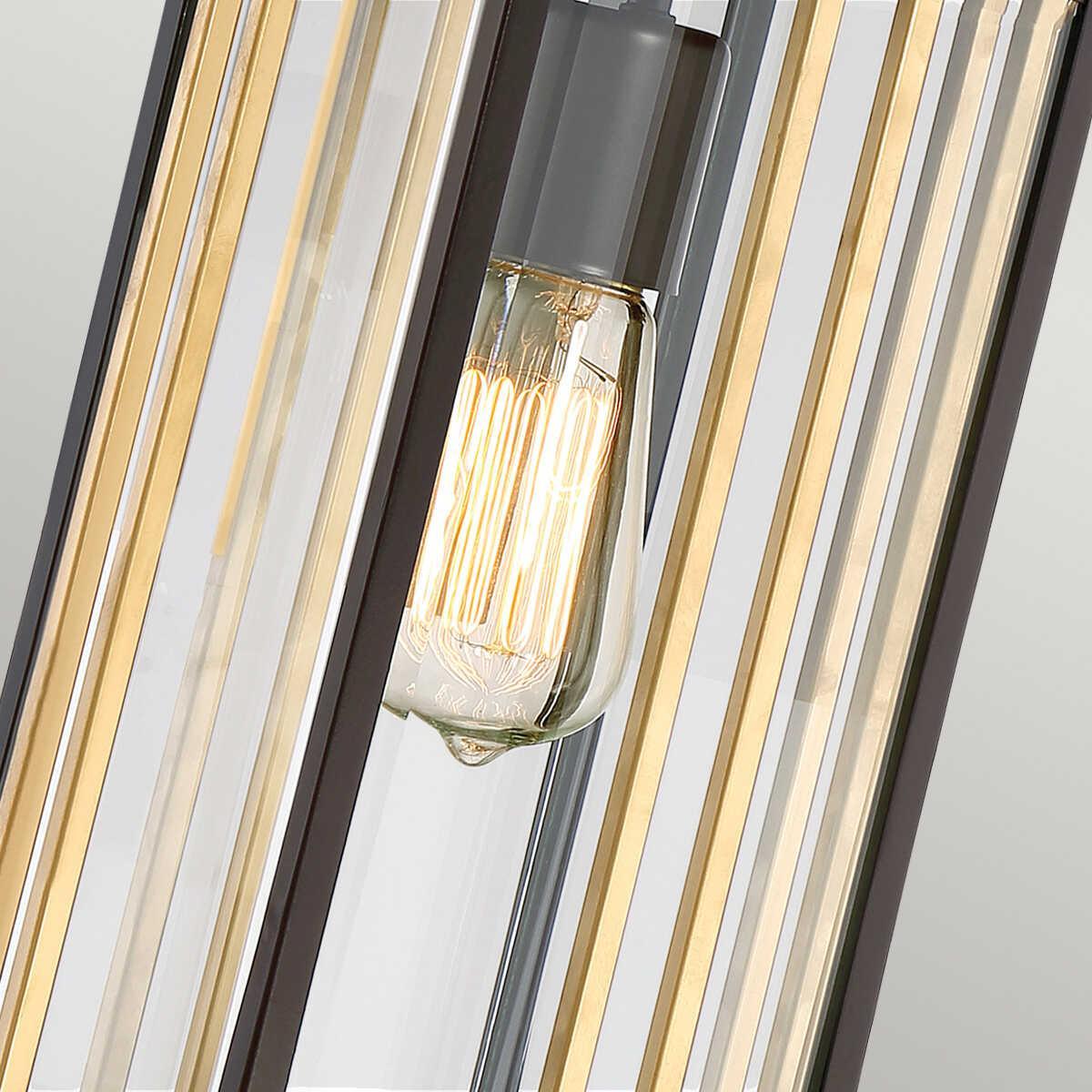 quoizel goldenrod outdoor pendant light Close Up LED Bulb