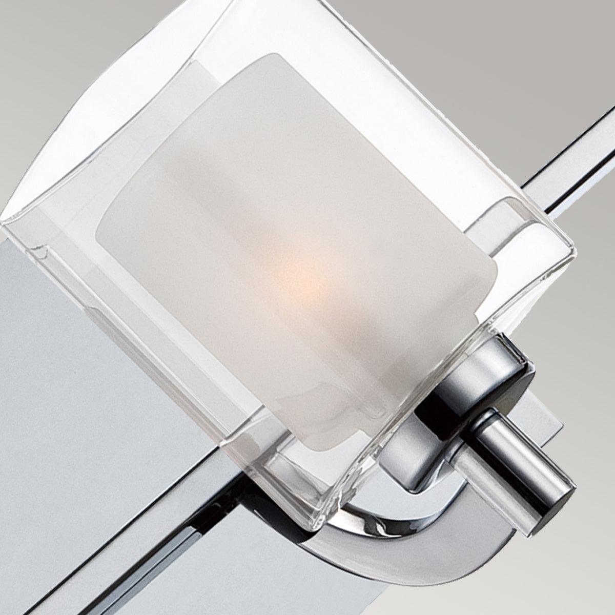 quoizel kolt 3 light semi flush mount Detailed Close Up