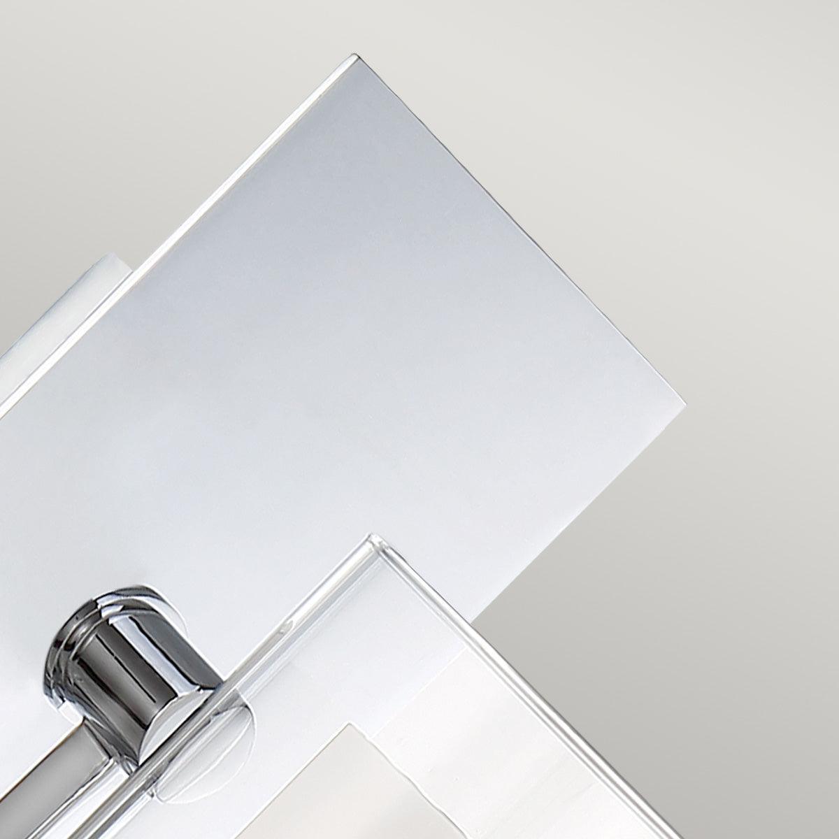 quoizel kolt 1 light chrome wall light Living Room Close Up