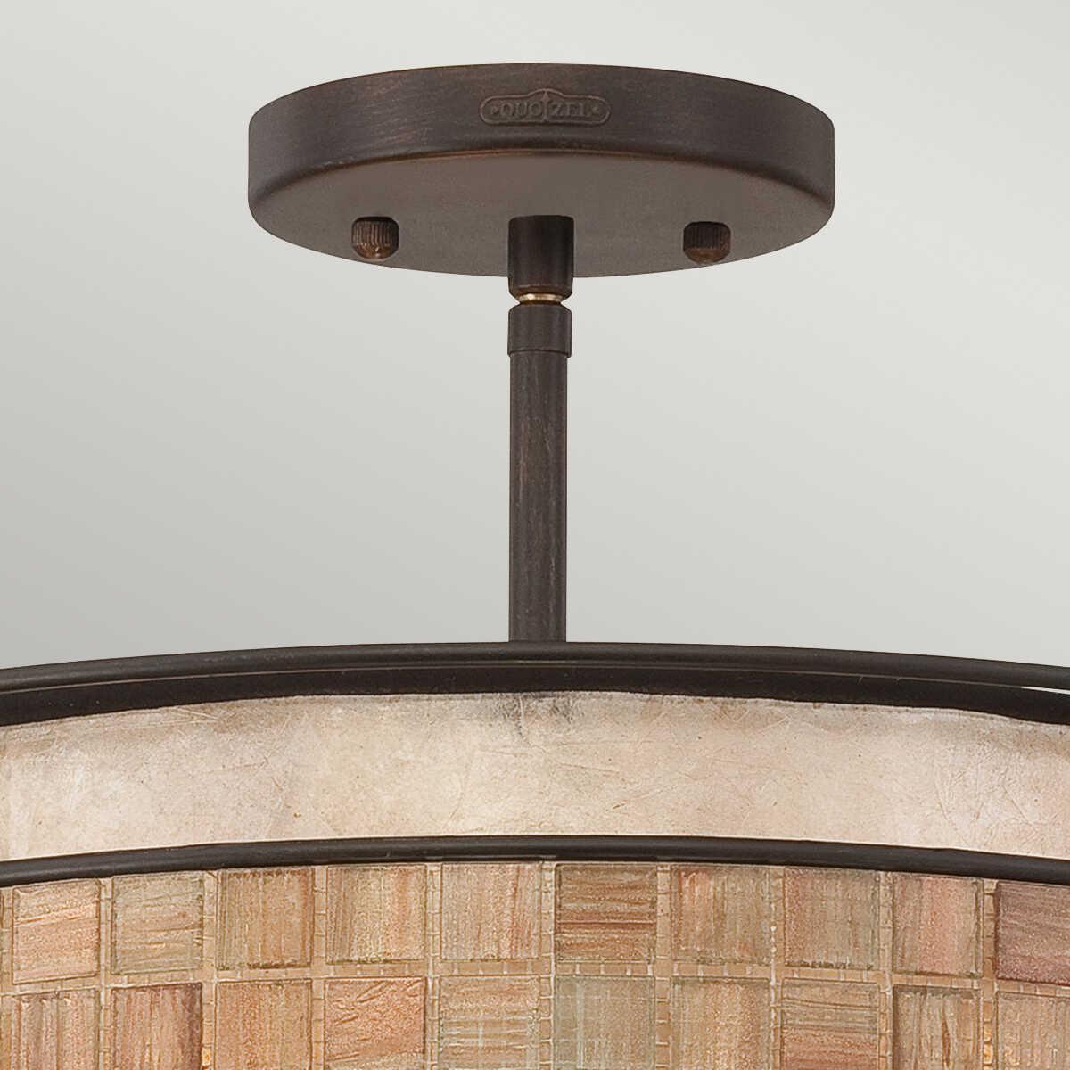 Traditional Flush & Semi Flush Ceiling Lights - Quoizel Semi-Flush Mount Ceiling Light QZ/LAGUNA/SF