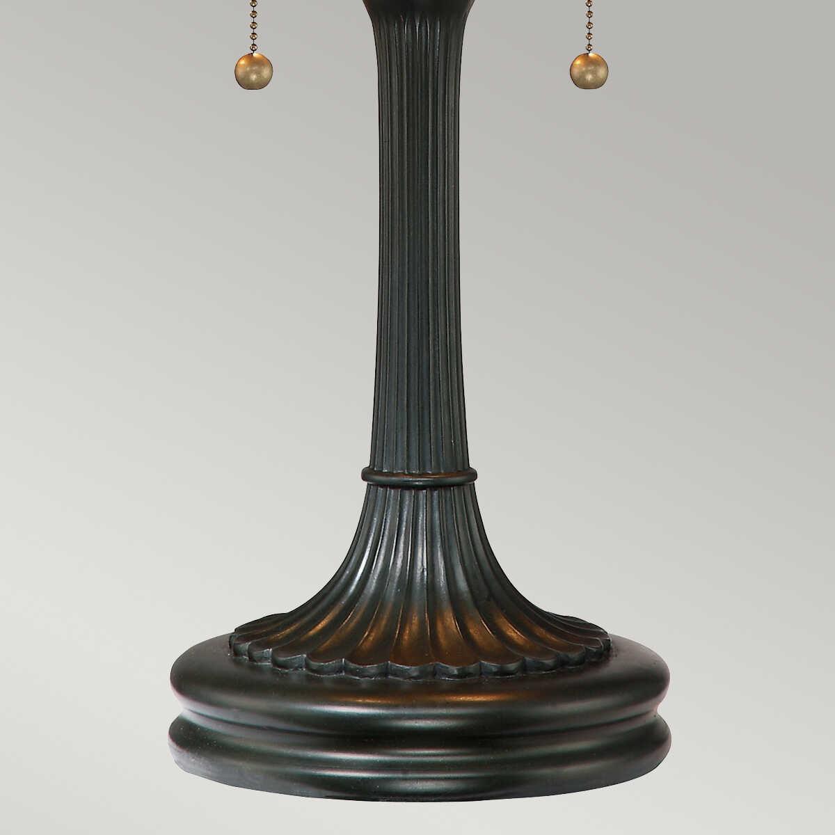 quoizel tiffany larissa large table lamp Close Up LED Bulb