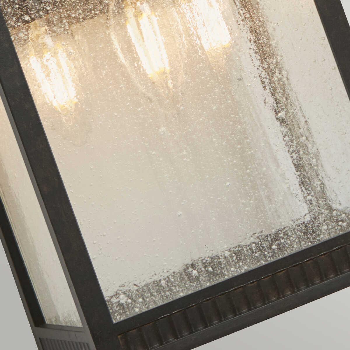 Quoizel Livingston Large Outdoor Wall Light by exterior wall image