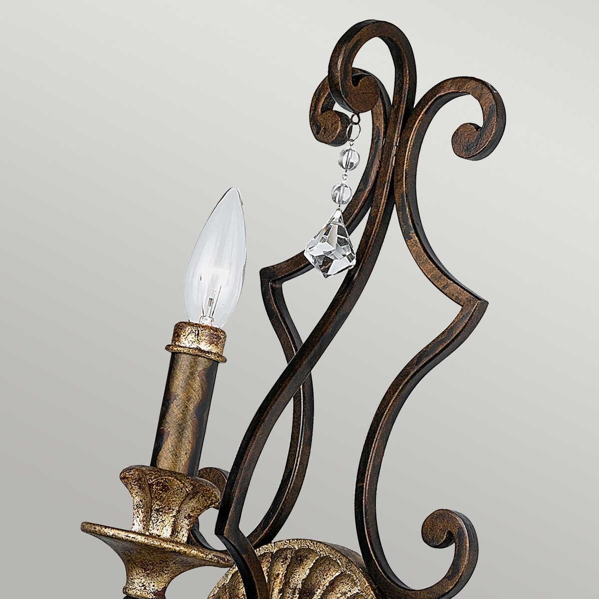 Traditional Wall Lights - Quoizel Marquette 1lt Wall Light QZ-MARQUETTE1 hallway lighting close up