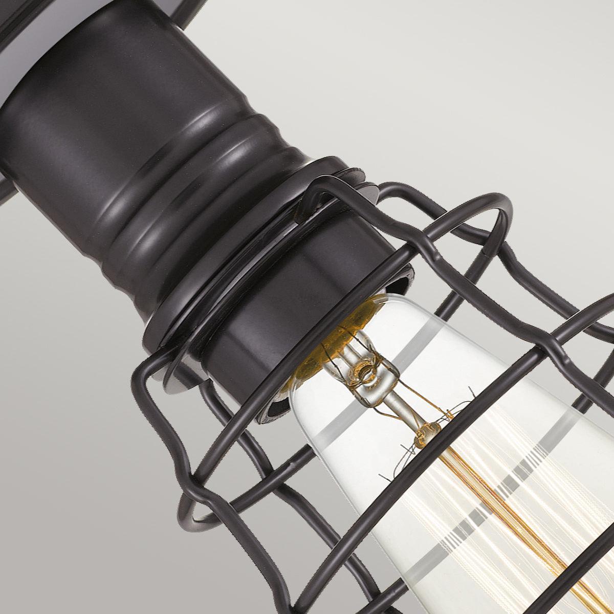 Quoizel Mixon 1 Light Bronze Semi-flush Mount Hallway Image