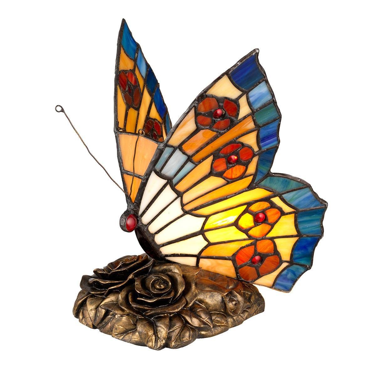 quoizel tiffany animal gift lamps butterfly tiffany lamp